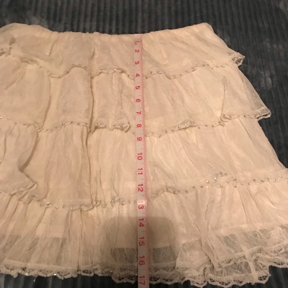 Sheer Layered Jewels Skirt - Picture 3 of 3